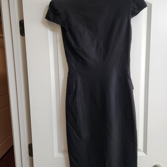 Alexander McQueen Sheath  Black Dress - Picture 2 of 5
